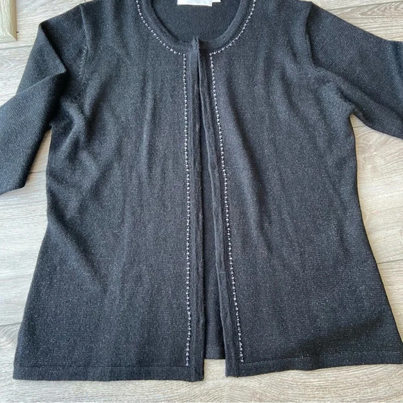 Vintage Beta’s Choice Wool Blend Beaded Sequins Embellished Cardigan - Picture 9 of 16